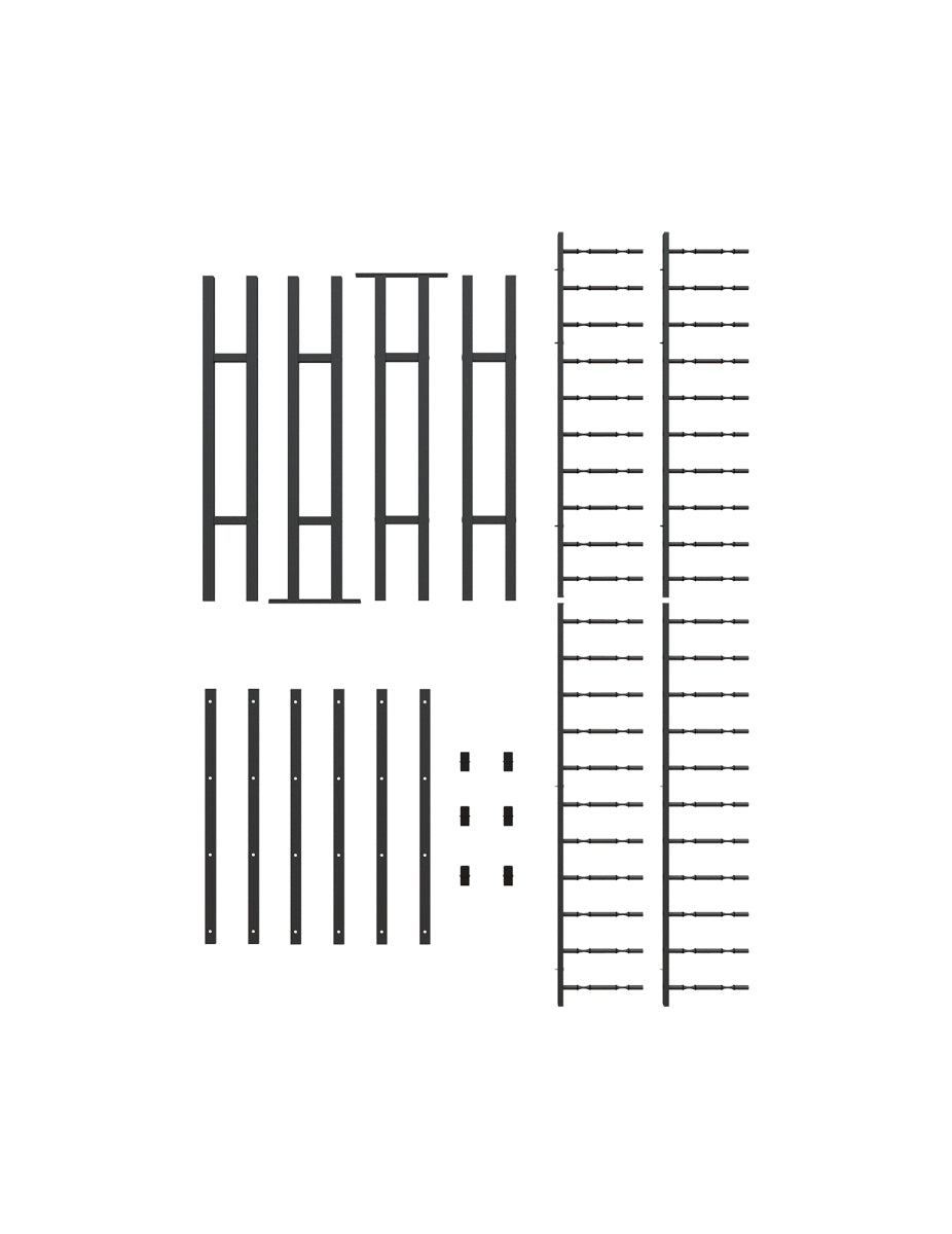ULTRA FLOOR-TO-CEILING MOUNTED HZ SERIES - 1 SIDED