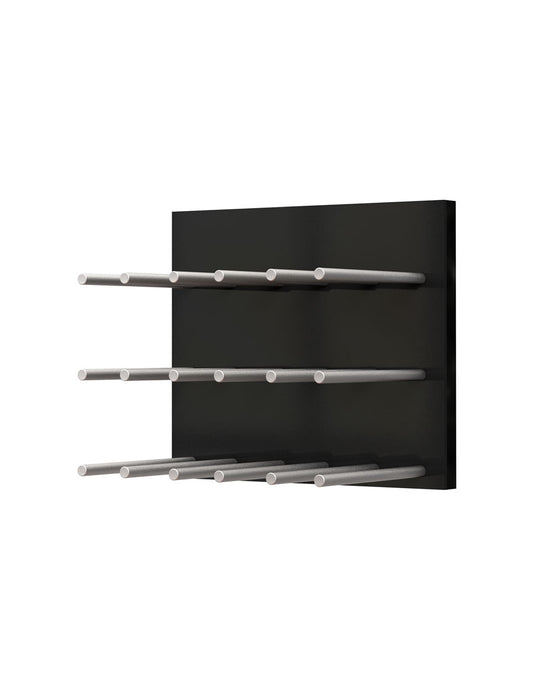 Ultra Fusion ST Panel Wine Rack—Black Acrylic (9 Bottles)