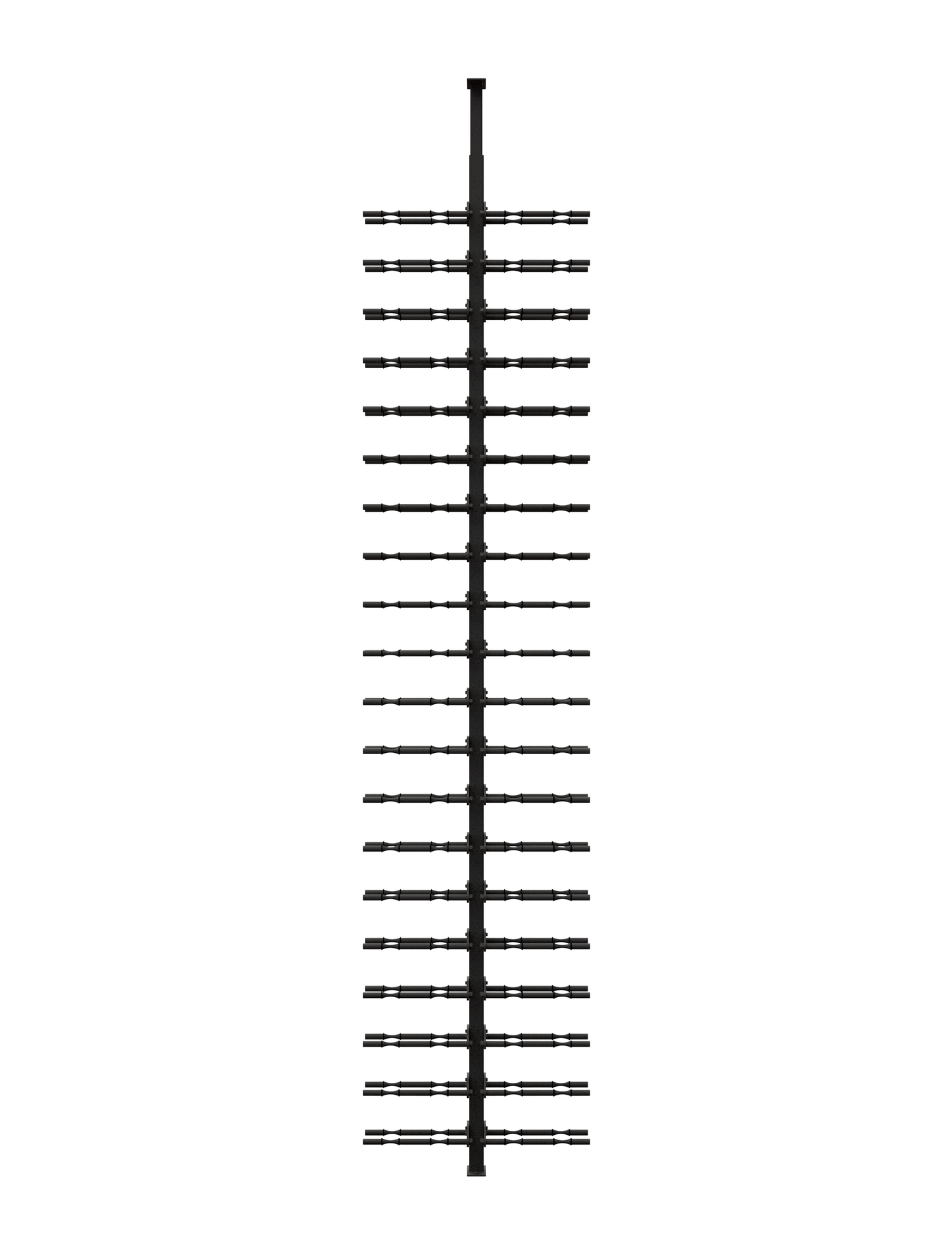 Ultra HZ Minimalist Series 2-Sided Wine Rack Display (40 Bottles)
