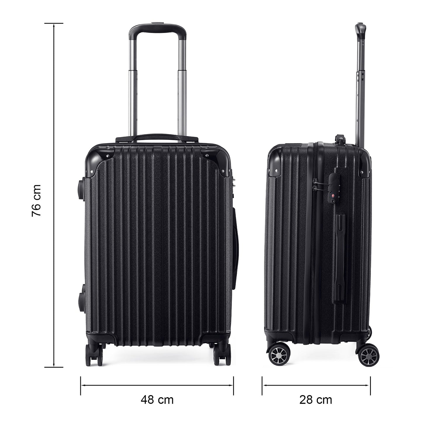 Wine Bottle Suitcase | Holds 10 Standard 750 ML Size Bottles | Universal Airplane Luggage Case, TSA Approved Wheeled Bag For Professionals and Consumers, Gift For Wine Lovers & Connoisseurs (24 IN)