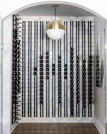 Ultra Straight Wall Rails 1 Ft Metal Wine Rack