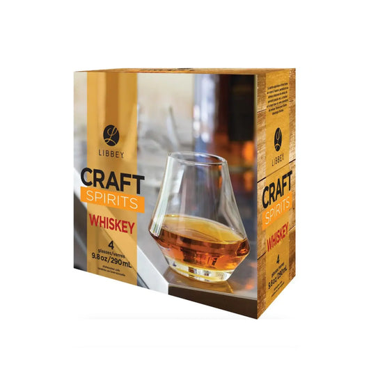 Libbey Craft Spirits Whiskey Glasses- Set of 4