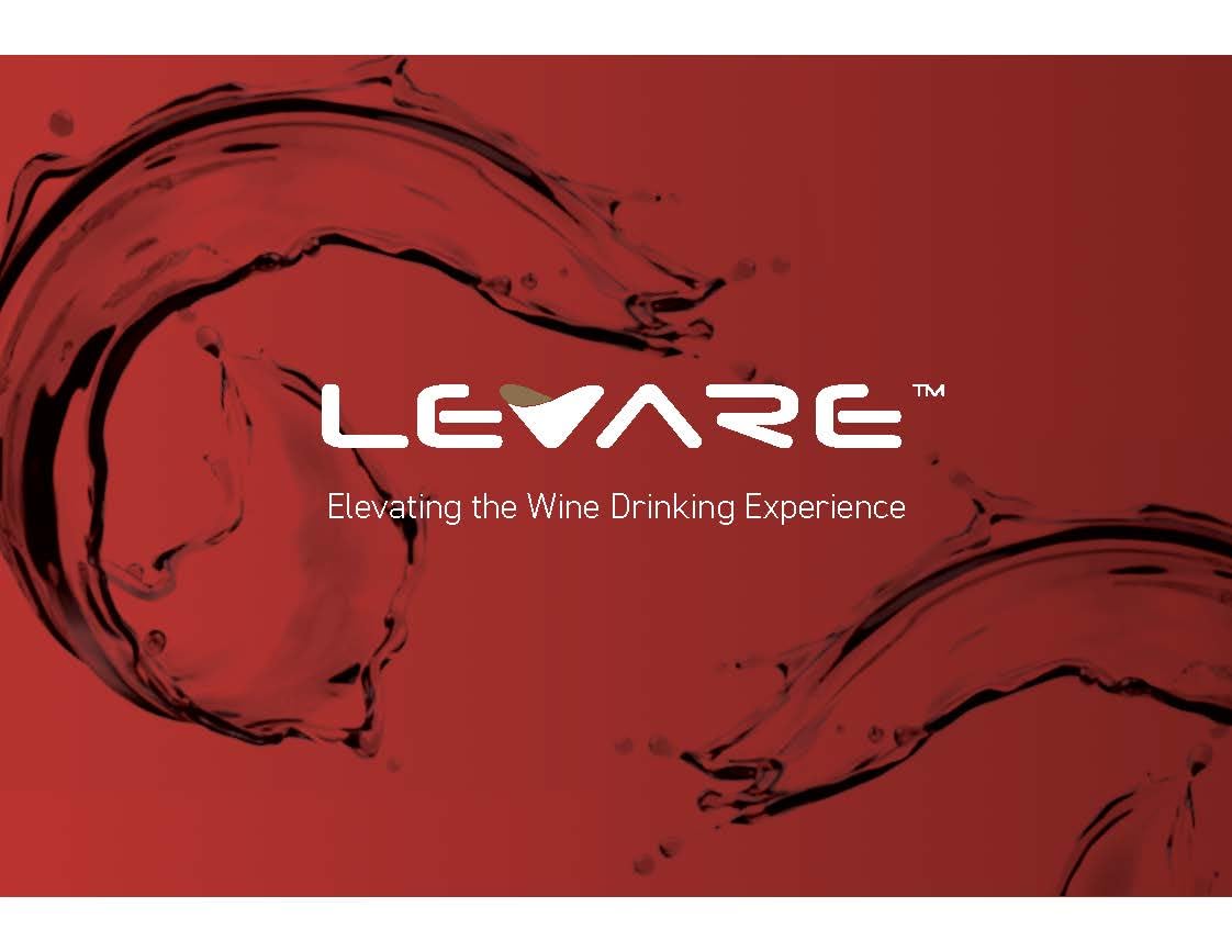 Levare Wine Decanter with Aerator - Durable Crystal Clear Decanter Glass with Stopper & Rotating Electric Wine Aerator System - Ideal Gift for Connoisseurs & Enthusiasts - USB Charging - Holiday Red