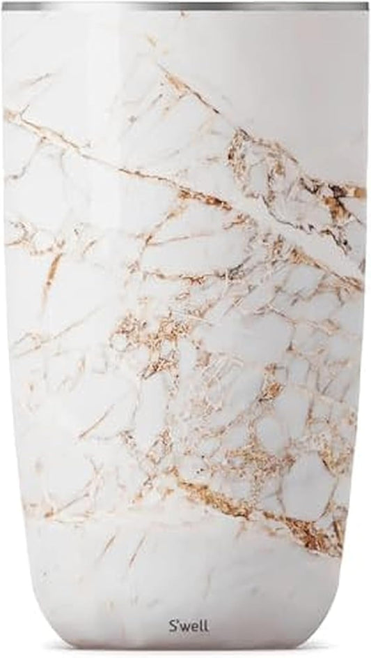 Swell 25OZ Wine Chiller- Calacatta Gold