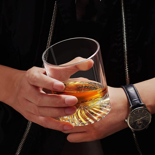 OPAYLY Whiskey Glasses Old Fashioned Glasses Set of 6 12oz Rocks Glasses Gift for Men Women Drinking Bourbon Scotch Cocktails Rum Cognac Vodka at Home Bar