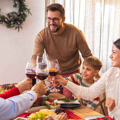 GAINWELL Metallic Wine Glass Markers 8Pcs, Non-Toxic, Food-Safe, Dishwasher-Safe, Wine Glass Marker Pens for Ceramic Plates, Parties & Weddings