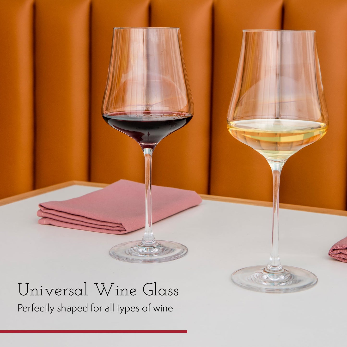 Gabriel-Glas StandArt Crystal Wine Glasses, Set of 2 with Gift Box - Premium, Universal Wine Glass for Red and White Wine - Dishwasher Safe, Lead-Free, 16 oz.