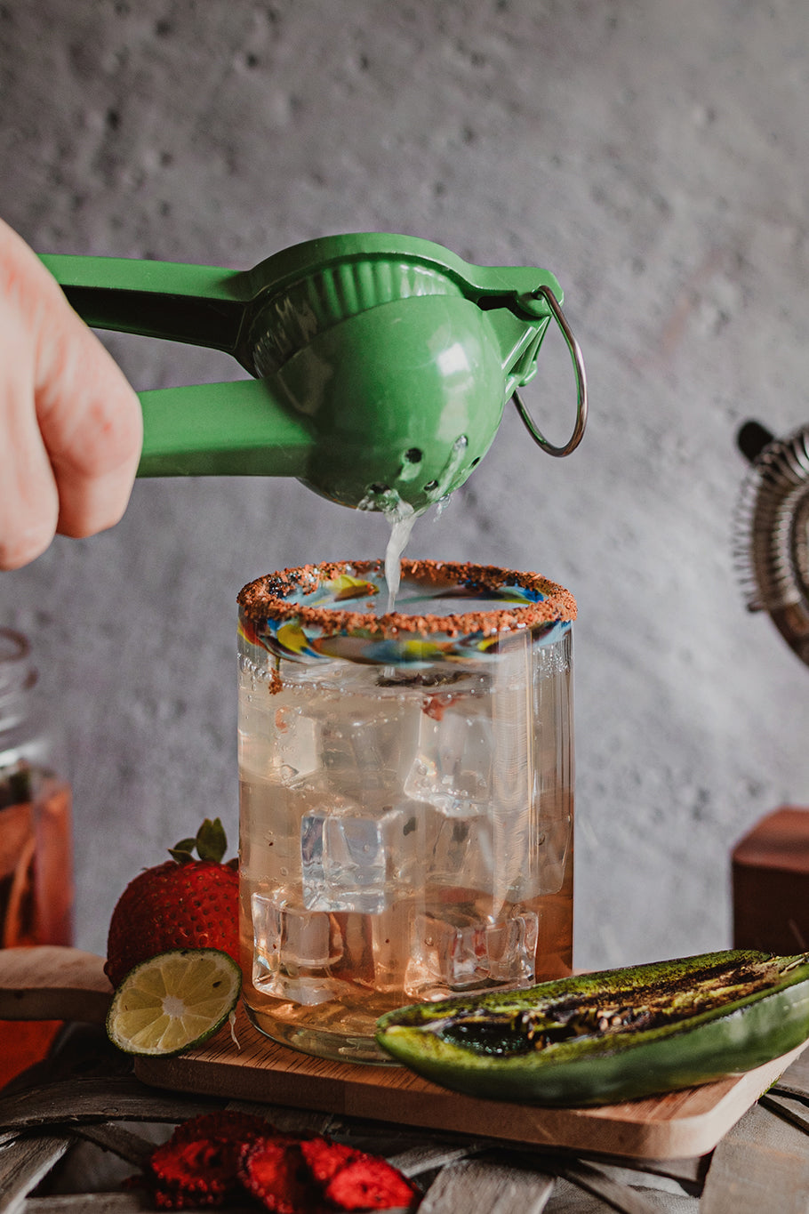 Berry Lime Jalapeno Cocktail Infusion