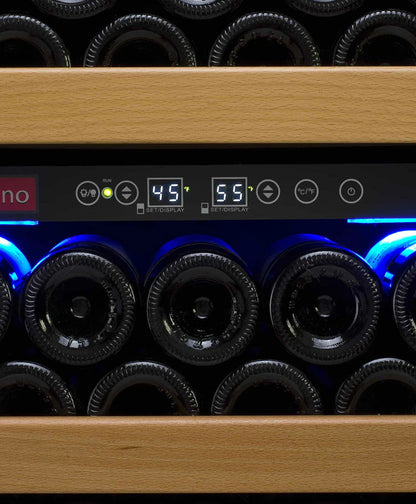 Allavino 24" Wide Vite II 99 Bottle Black Single or Dual Zone Wine Refrigerator