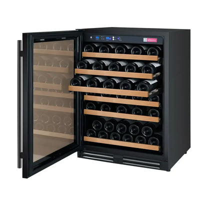 Allavino 24" Wide FlexCount II Tru-Vino 56 Bottle Single or Dual Zone Black Wine Refrigerator
