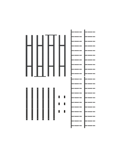 ULTRA FLOOR-TO-CEILING MOUNTED HZ SERIES - 1 SIDED