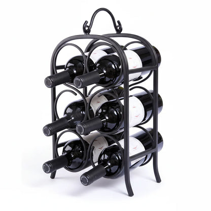 Oenophilia Inc - Countertop Freestanding Wine Arch | Holds 6 Bottles