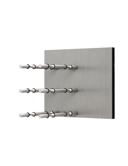 Ultra Fusion Panel Wine Rack— AlumaSteel (3 to 9 Bottles)
