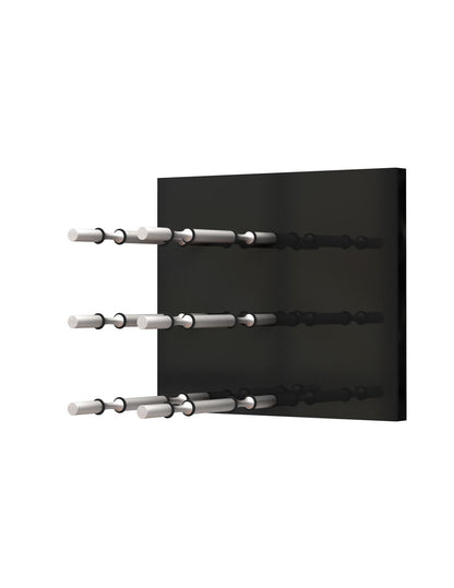 Ultra Fusion Panel Wine Rack— Black Acrylic (3 to 9 Bottles)