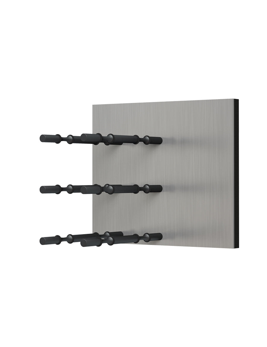 Ultra Fusion Panel Wine Rack— AlumaSteel (3 to 9 Bottles)