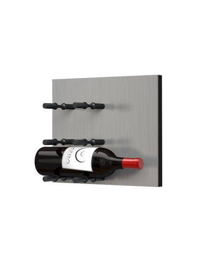 Ultra Fusion Panel Wine Rack— AlumaSteel (3 to 9 Bottles)