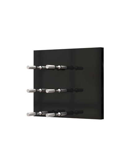 Ultra Fusion Panel Wine Rack— Black Acrylic (3 to 9 Bottles)