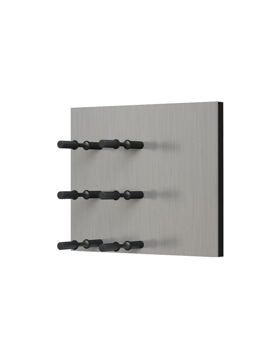 Ultra Fusion Panel Wine Rack— AlumaSteel (3 to 9 Bottles)