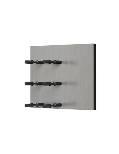 Ultra Fusion Panel Wine Rack— AlumaSteel (3 to 9 Bottles)