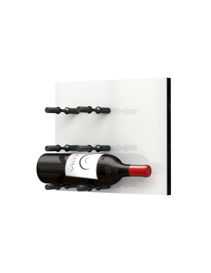 Ultra Fusion Panel Wine Rack—White Acrylic (3 to 9 Bottles)