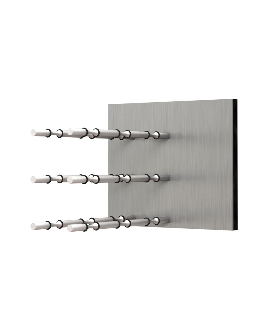 Ultra Fusion Panel Wine Rack— AlumaSteel (3 to 9 Bottles)