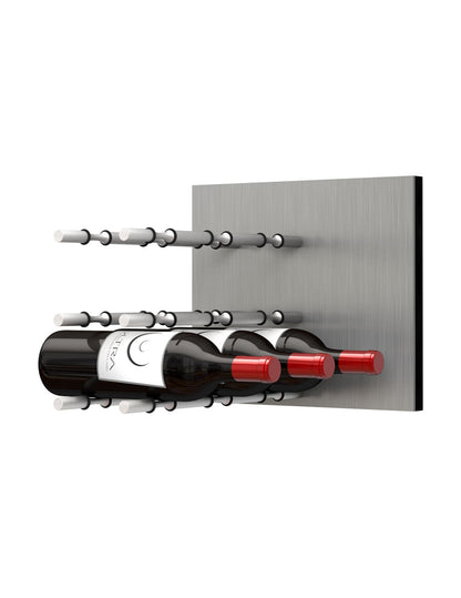 Ultra Fusion Panel Wine Rack— AlumaSteel (3 to 9 Bottles)