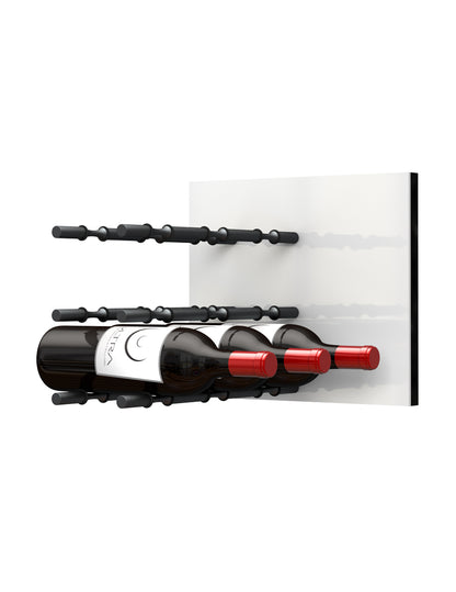 Ultra Fusion Panel Wine Rack—White Acrylic (3 to 9 Bottles)