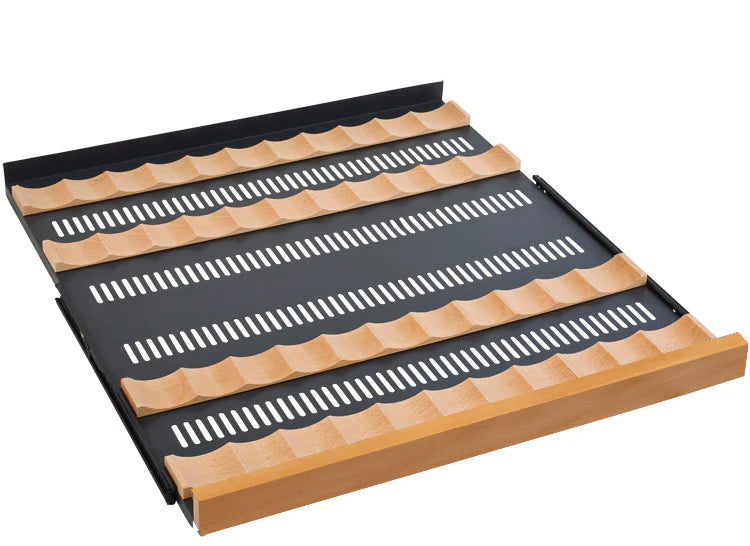 Allavino Reserva Series 172 Bottle Dual Zone Built-in Wine Refrigerator with Black Metal