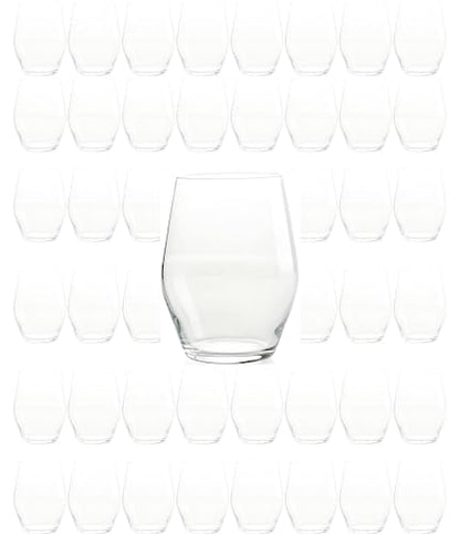 Sante Stemless Crystal Wine Glasses - 15oz