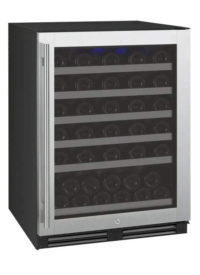Allavino 24" Wide FlexCount II Tru-Vino 56 Bottle Single or Dual Zone Stainless Steel Wine Refrigerator