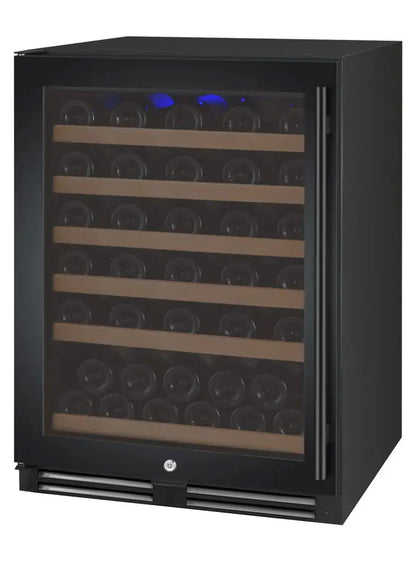 Allavino 24" Wide FlexCount II Tru-Vino 56 Bottle Single or Dual Zone Black Wine Refrigerator