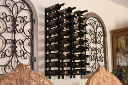Ultra Straight Wall Rails 1 Ft Metal Wine Rack