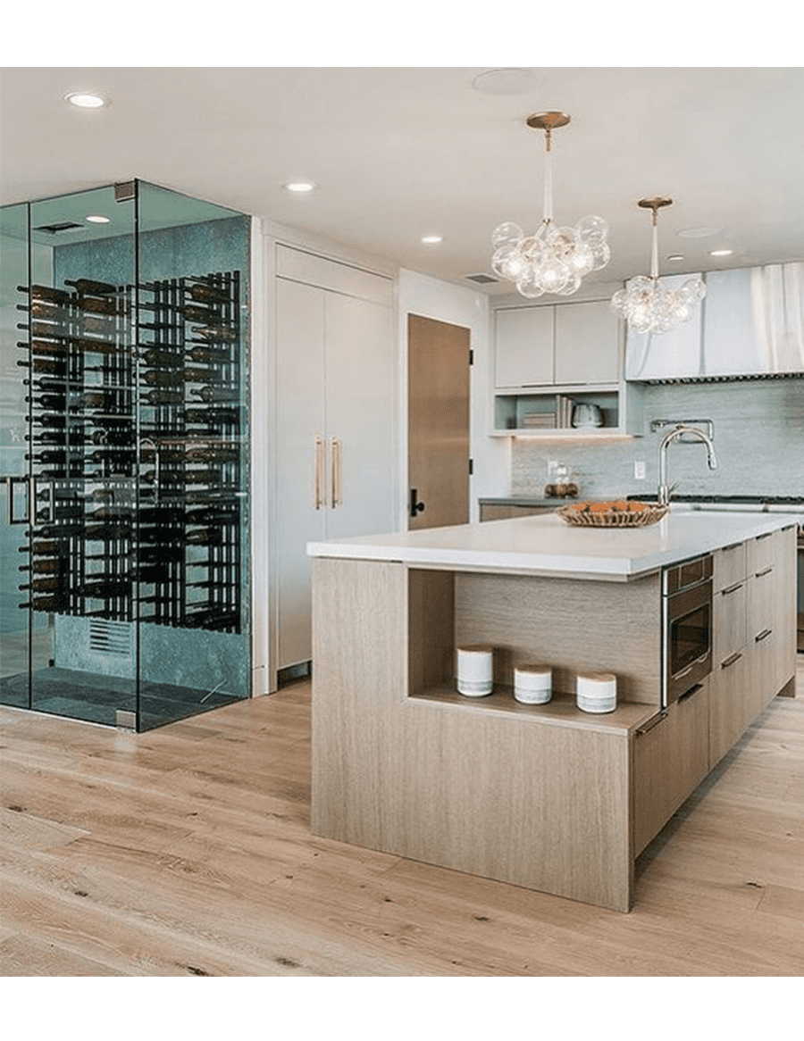 Ultra Straight Wall Rails 1 Ft Metal Wine Rack