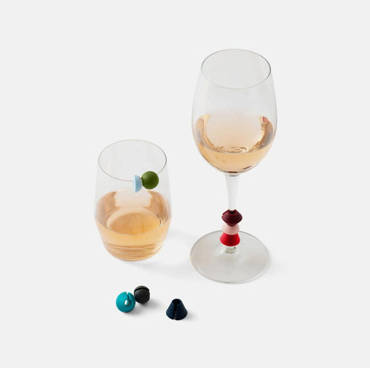 Rabbit Wine Charms- Set of 8