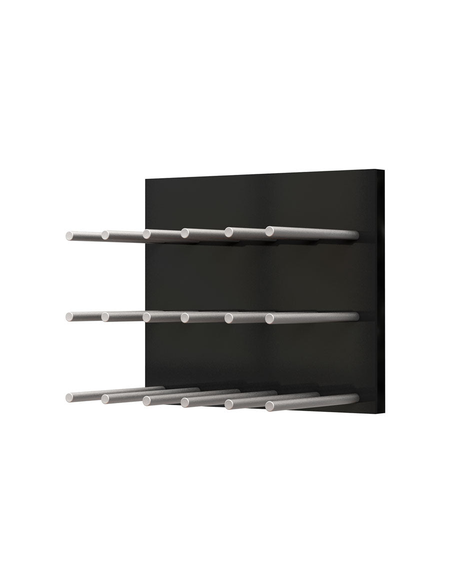 Ultra Fusion ST Panel Wine Rack—Black Acrylic (9 Bottles)