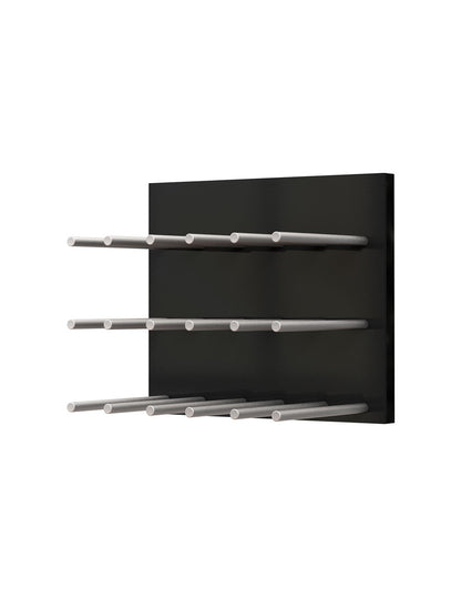 Ultra Fusion ST Panel Wine Rack—Black Acrylic (9 Bottles)