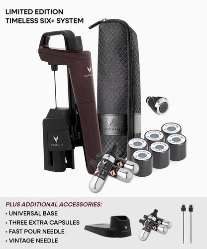 Coravin Timeless Six Wine Exploration Bundle- Wine By the Glass System