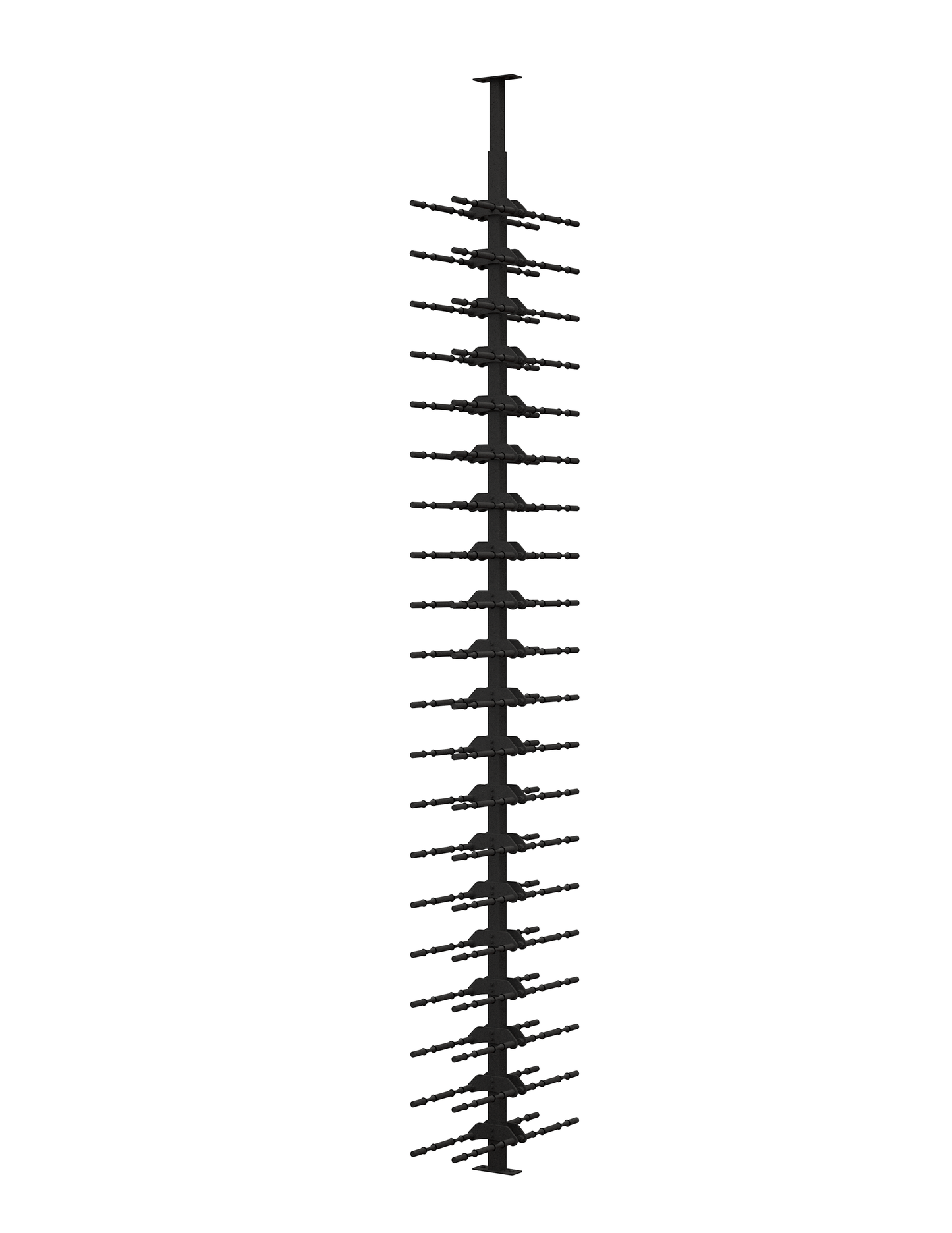 Ultra HZ Minimalist Series 2-Sided Wine Rack Display (40 Bottles)