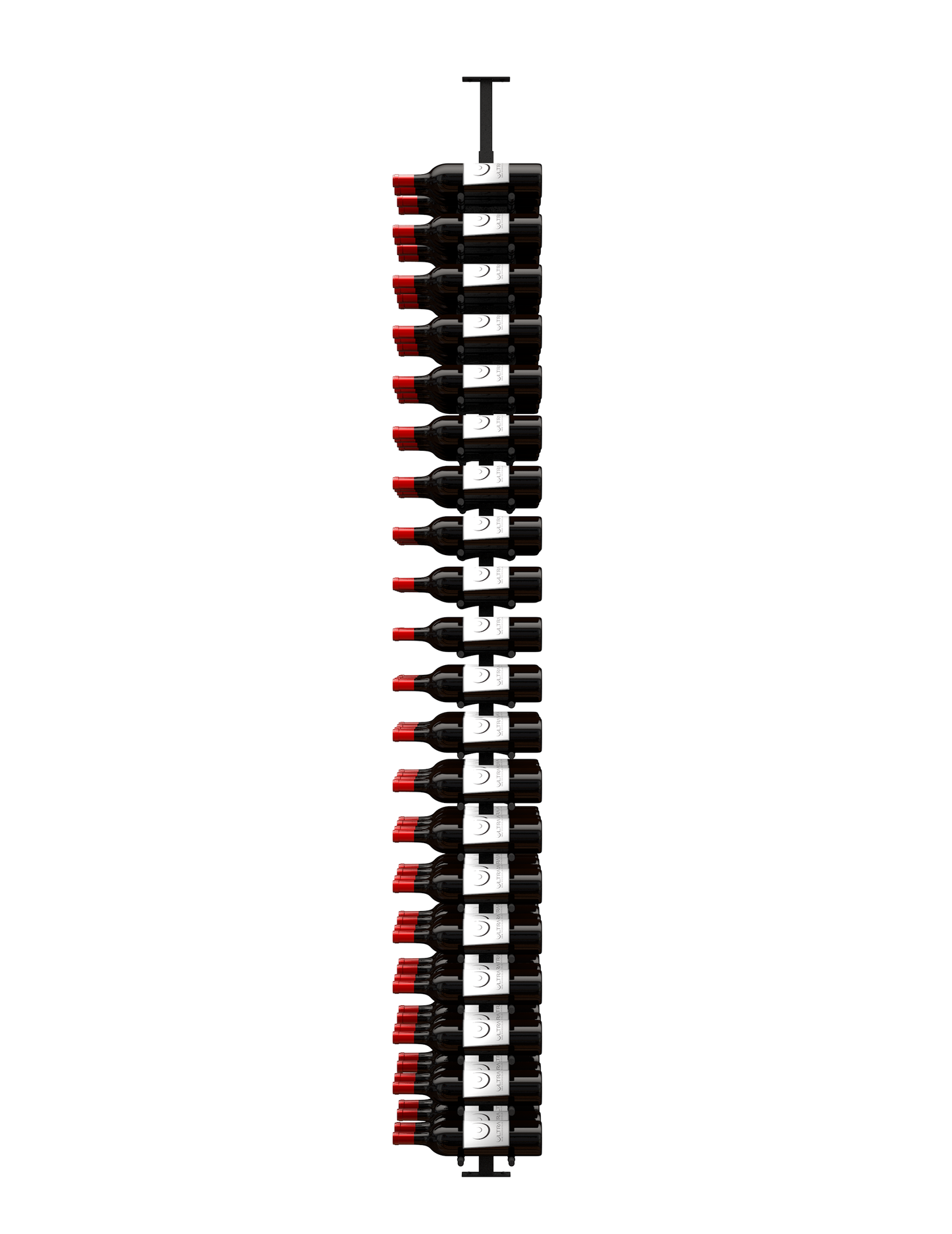 Ultra HZ Minimalist Series 2-Sided Wine Rack Display (40 Bottles)