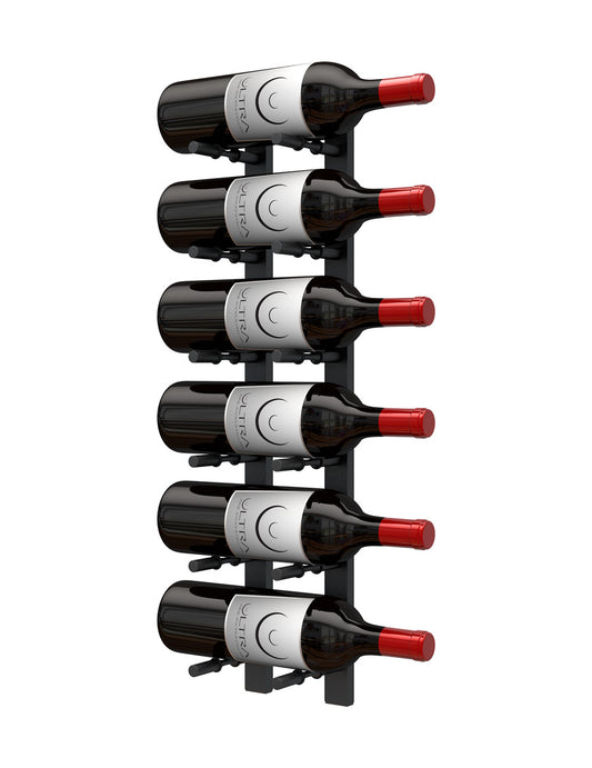 Wall Rails 2 Ft Metal Wine Rack