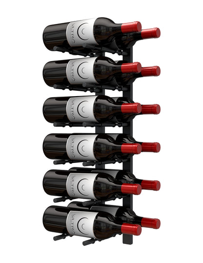 Wall Rails 2 Ft Metal Wine Rack