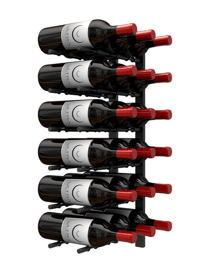 Wall Rails 2 Ft Metal Wine Rack