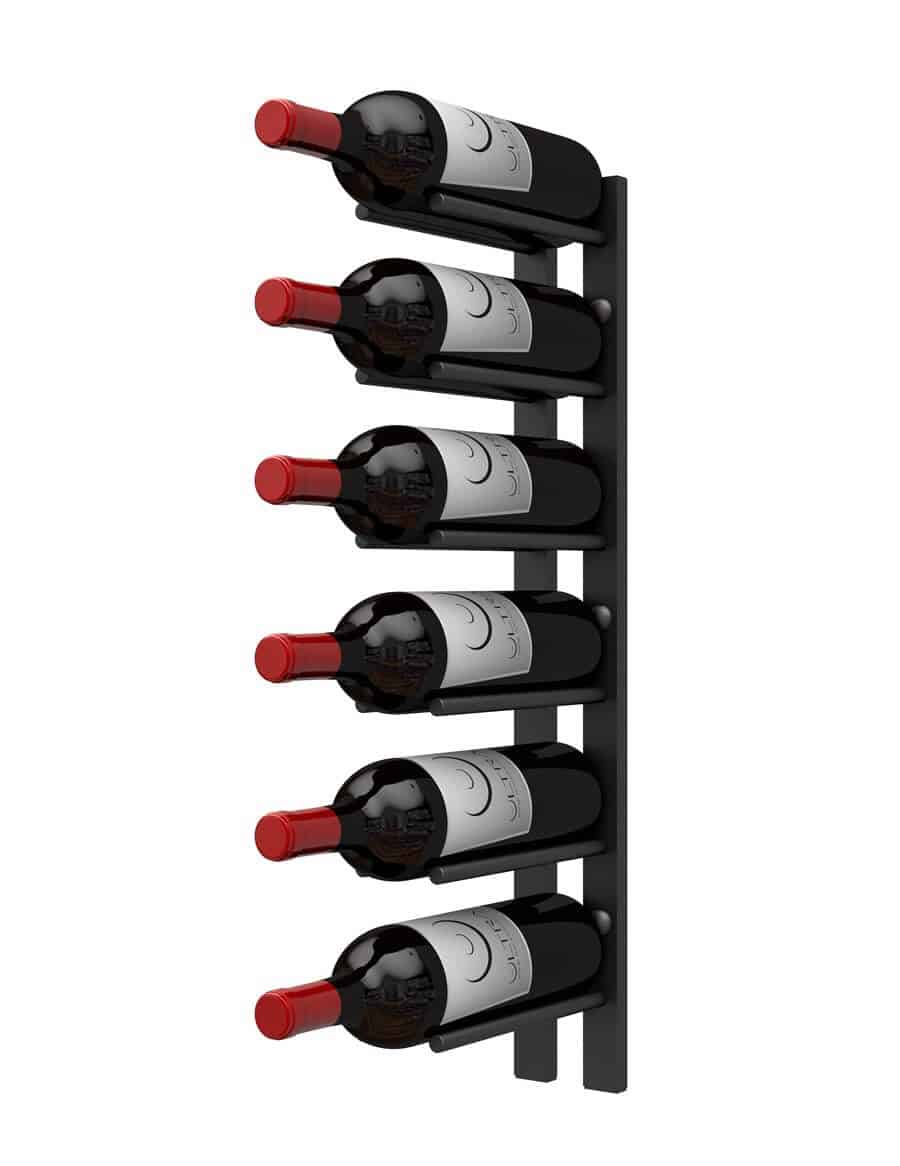 Ultra Straight Wall Rails 1 Ft Metal Wine Rack