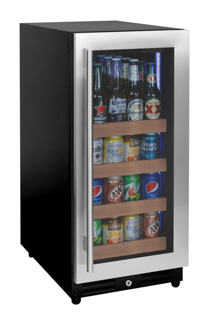 Allavino 15" Wide Reserva Series Stainless Steel Beverage Center