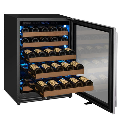 Allavino Reserva Series - 51 Bottle Single or Dual Zone Built-in Luxury Wine Refrigerator with Stainless Steel Door