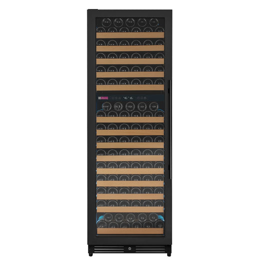 Allavino Reserva Series 172 Bottle Dual Zone Built-in Wine Refrigerator with Black Metal