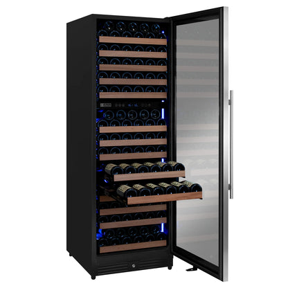 Allavino Reserva Series 172 Bottle Dual Zone Built-in Wine Refrigerator with Stainless Steel