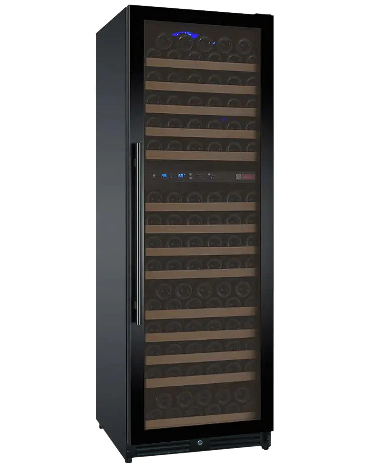 Allavino 24" Wide FlexCount II Tru-Vino 172 Bottle Dual Zone Black Wine Refrigerator