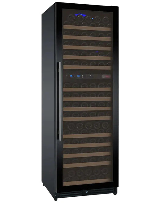 Allavino 24" Wide FlexCount II Tru-Vino 172 Bottle Dual Zone Black Wine Refrigerator