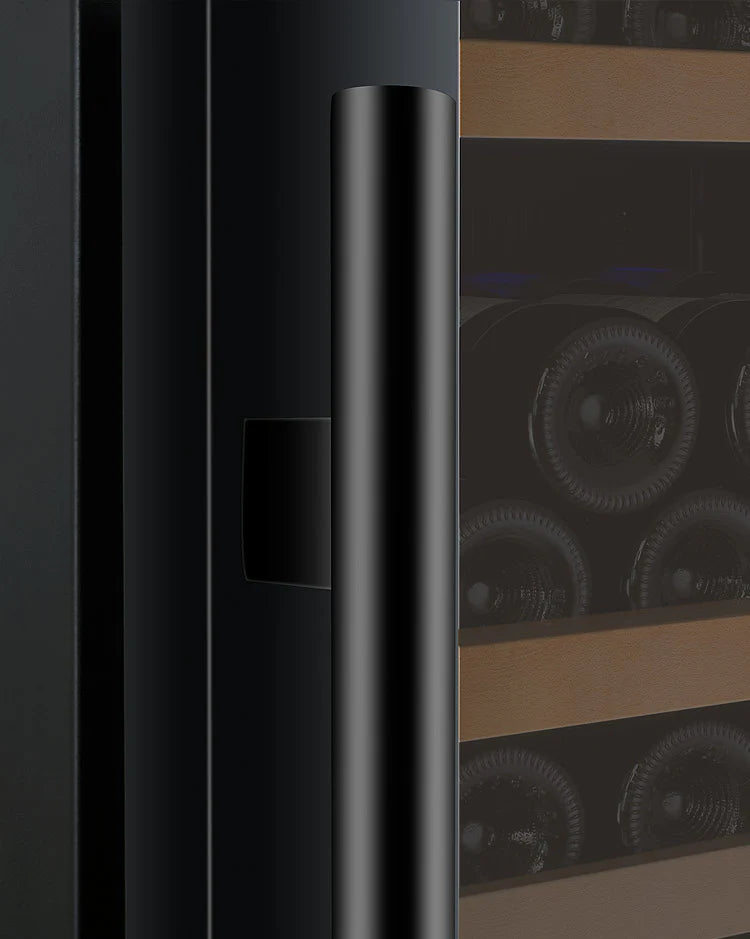 Allavino 24" Wide FlexCount II Tru-Vino 172 Bottle Dual Zone Black Wine Refrigerator